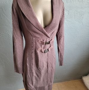 Brown Long Sleeved Marc New York dress